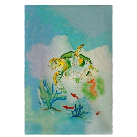 Betsy Drake Betsy Drake GT098 Sea Turtle Guest Towel - 20 x 20 in. GT098